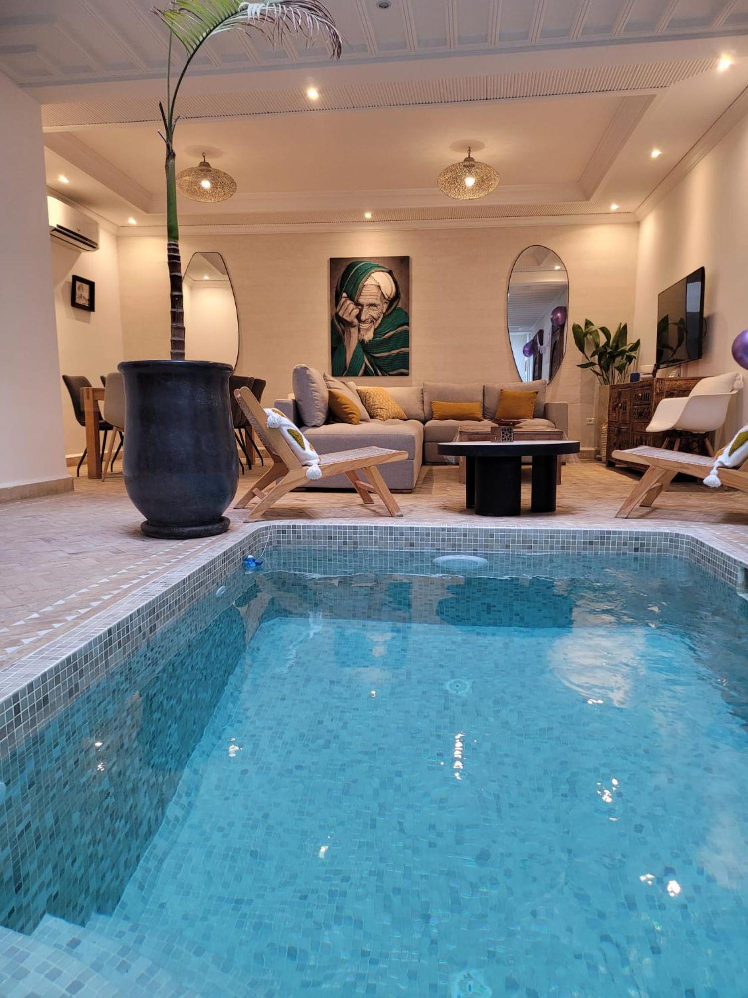 Riad Melilo Avec Piscine Chauffee Марракеш Екстер'єр фото