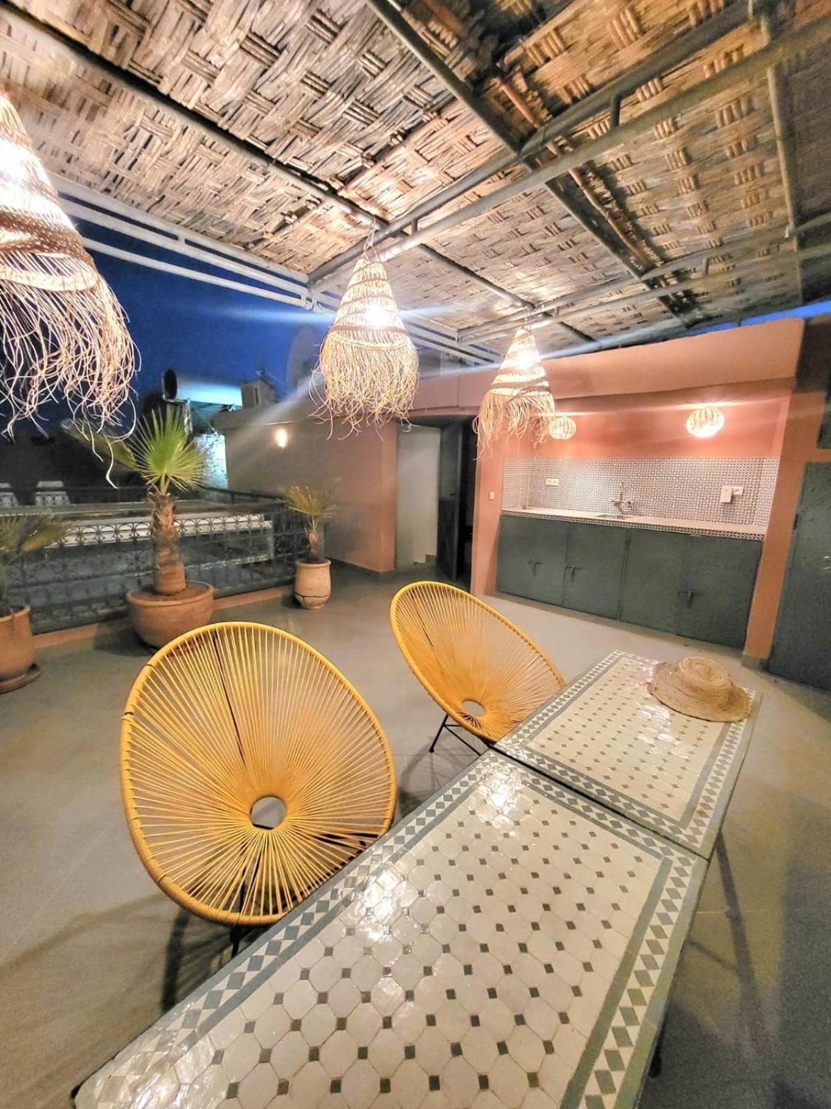 Riad Melilo Avec Piscine Chauffee Марракеш Екстер'єр фото